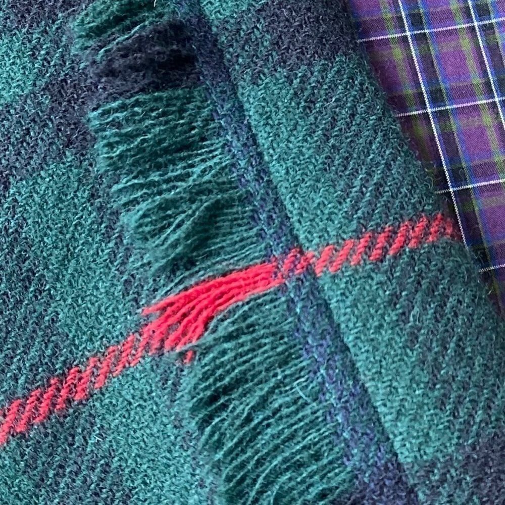 Ralph Lauren Fall ‘12 Green Plaid Fringe Trim Wool Trouser - Picture 4 of 16